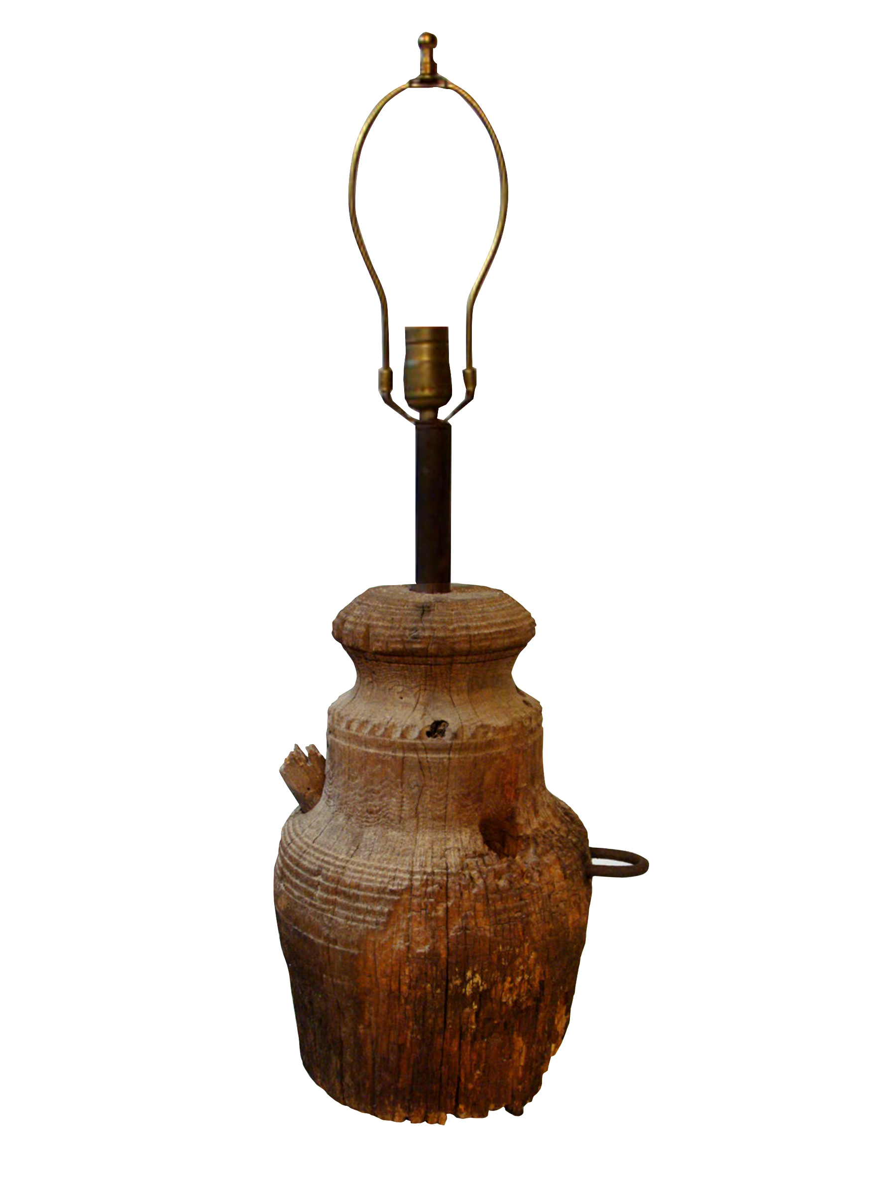 Wooden Cog Wheel Lamp 