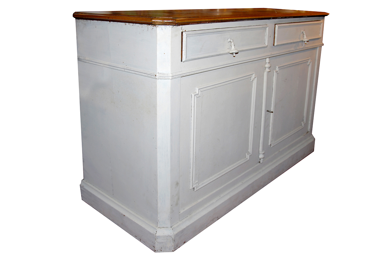 14 DISTRESS PAINTED CABINET